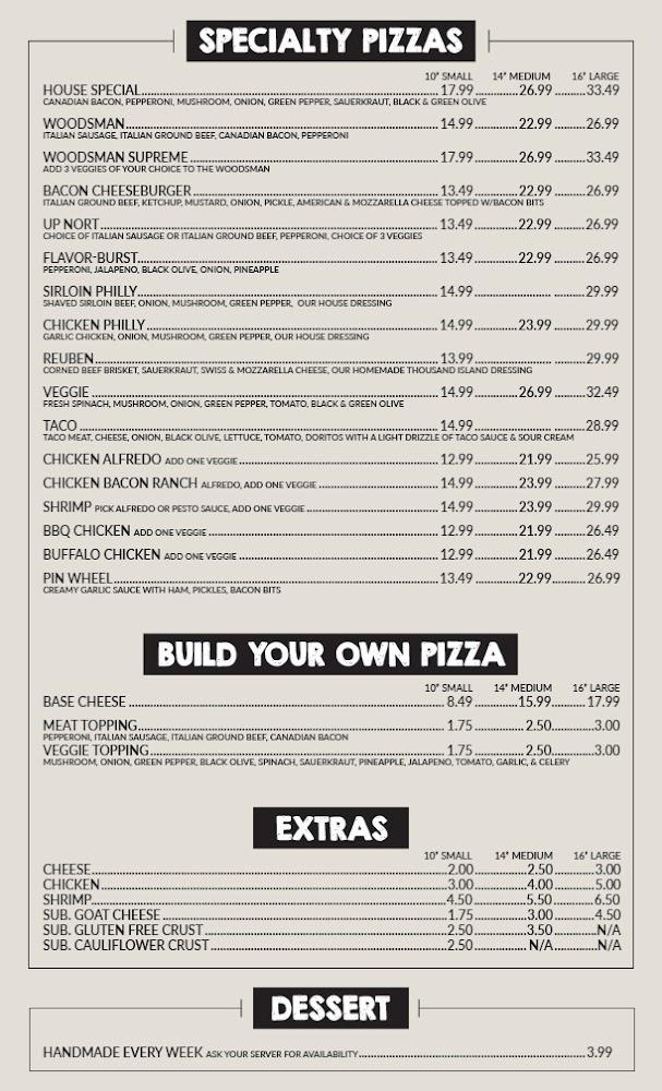 Bear Ridge Pizza + Pours (LMNO PZ-A) Menu image 1